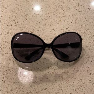 Womens black oversized sunglasses